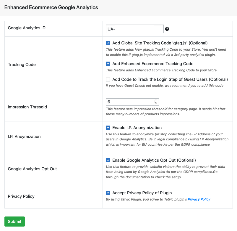 Google Analytics Enhanced E-Commerce Setup für WooCommerce