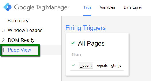 Trigger Testing im Tag Manager