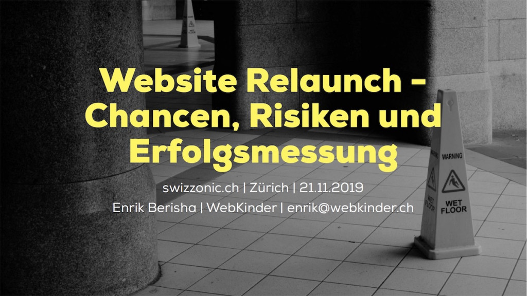 Website Relaunch - Chancen, Risiken und Erfolgsmessung